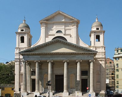 How to get to Basilica della Santissima Annunziata del Vastato with public transit - About the place