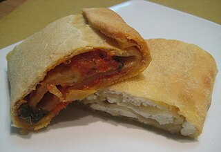 <i>Scaccia</i> Stuffed flat bread in Sicilian cuisine