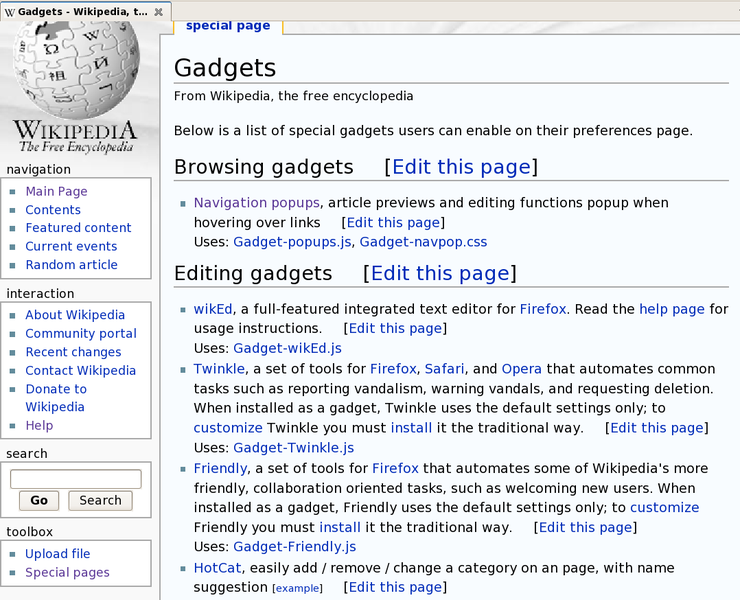 File:Screenshot Gadgets Wikipedia, the free encyclopedia.png