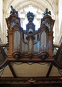 Buffet d'orgue de Karl-Joseph Riepp (1751), église Notre-Dame de Semur-en-Auxois. (France)