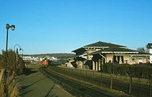 The southbound Senator at Westerly in 1974 Senator at Westerly, November 1974.jpg