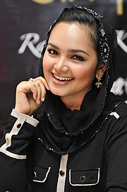 Siti Nurhaliza during the launching SimplySiti in The Mall, Delima, Brunei on June 10, 2011.