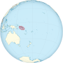 Miniatura per Fitxer:Solomon Islands on the globe (Polynesia centered).svg