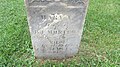 Closeup of gravestone