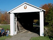 South Denmark Road (Ashtabula County, Ohio) Covered Bridge 1.jpg