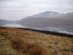Creach-Beinn från den södra stranden av Loch Spelve