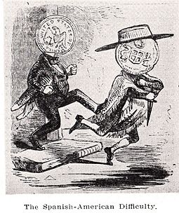 The February 1857 suggestion of Harper's Weekly that "The Spanish-American Difficulty" had been solved by making Spanish silver non-legal tender proved premature. Spanish American difficulty.jpg