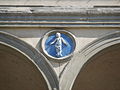 Vaiko tondas, 1463 m., Ospedale degli Innocenti fasadas, Florencija