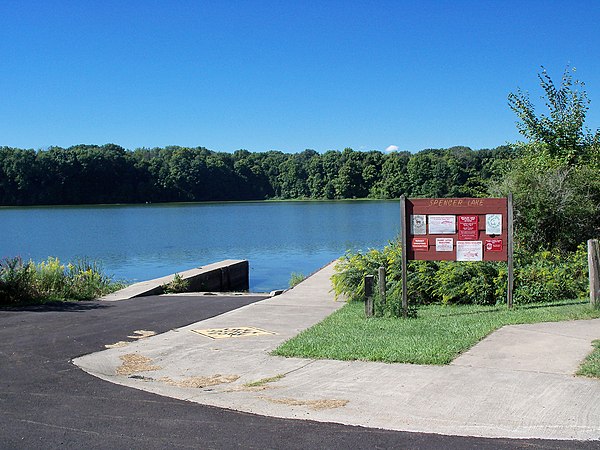 Spencer Lake is located in Spencer Township
