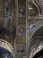 St Theodor Tiron, Mercurius and Procopius (Martorana).jpg
