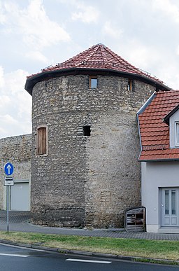 Stadtilm, Stadtmauer, Kastanienallee-001