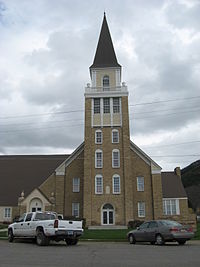 The Star Valley Tabernacle of The Church of Jesus Christ of Latter-day Saints, located in Afton, Wyoming. Star Valley Tabernacle.jpg