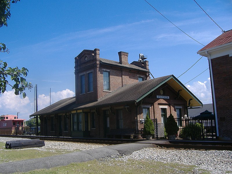 File:Stevenson Railroad Depot 1.JPG