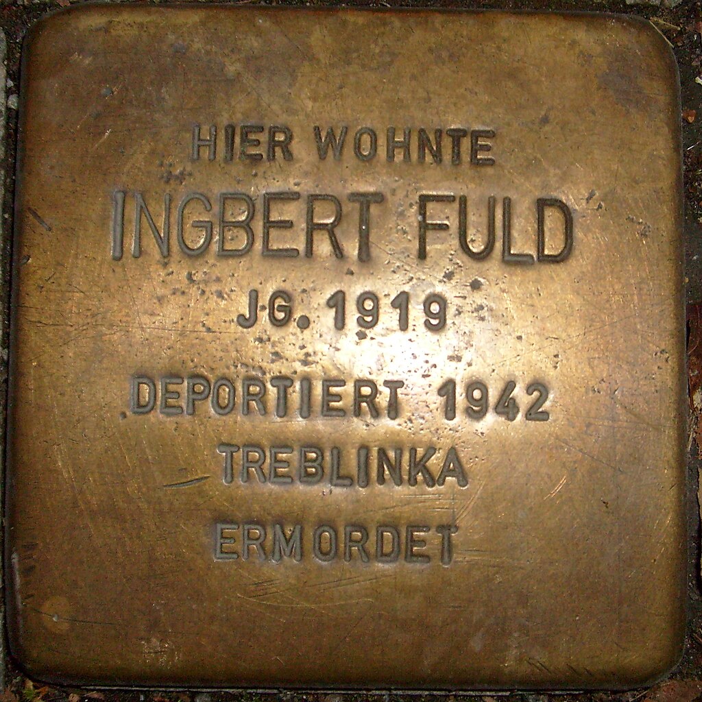 Stolperstein Gießen Westanlage 28 Ingbert Fuld.JPG