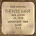 Stolperstein für Therese Karpf (Wertheim).jpg