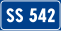 Государственная дорога 542 Italia.svg