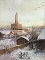 Sucharevská veža, 1872, olej na plátne, Historické múzeum, Moskva