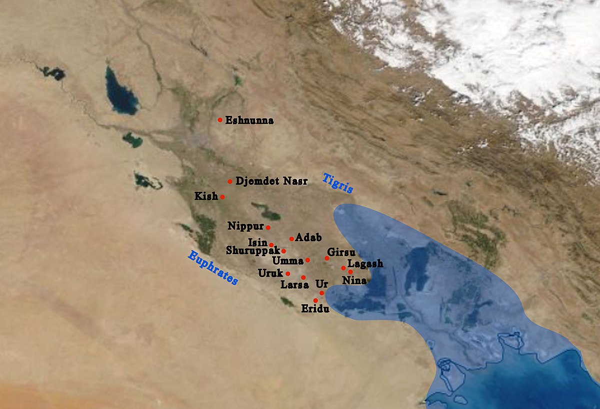 Lagash, Iraq, Map, & Facts