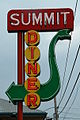 The Summit Diner sign, Somerset, Pennsylvania, in a 2003 picture