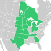 Symphyotrichum sericeum distribution map