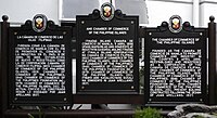 The Chamber of Commerce of the Philippine Islands Historical Marker (Set).jpg
