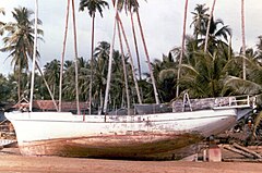 The pinas Jun Bathera on Duyong island, 1979