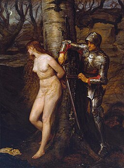 The Knight Errant b John Everett Millais 1870