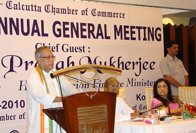 File:The Union Finance Minister, Shri Pranab Mukherjee addressing the 179th Annual General Meeting of Calcutta Chamber of Commerce, in Kolkata on September 11, 2010.jpg