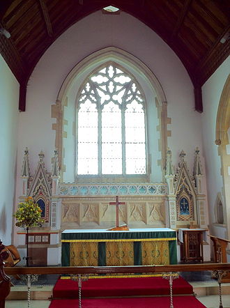 The chancel. The chancel of St Mary's Church, Kersey.jpg