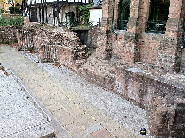 West wall ruins of St Mary's Cathedral