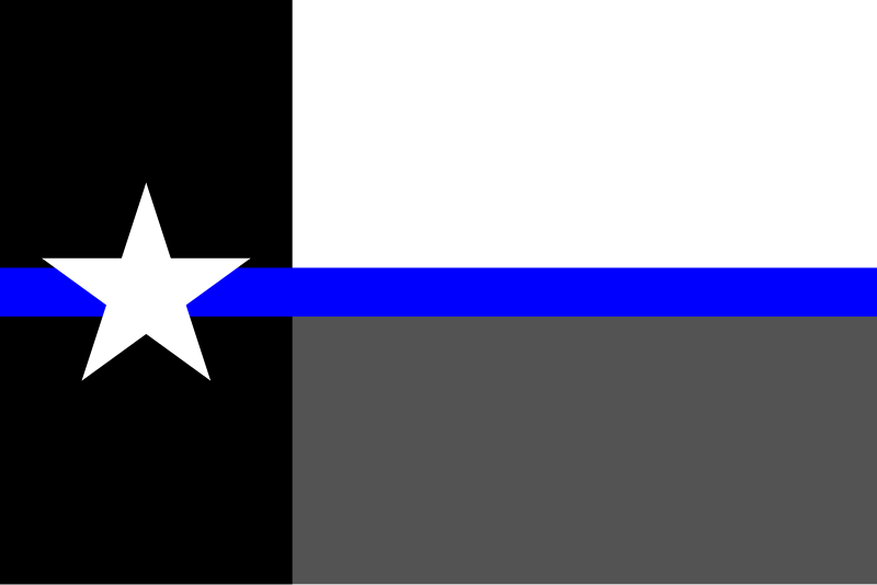 File:Thin Blue Line Flag (Texas).svg