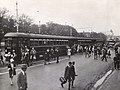 Thumbnail for File:Three coupled Type H trams, Victoria Square, Adelaide, ca 1930 (SLSA B-37390).jpg