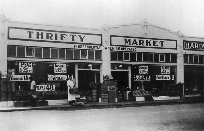 File:Thrifty Market, 1930's (Beaverton, Oregon Historical Photo Gallery) (126).jpg