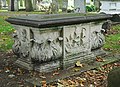 The 1716 grave of Captain John Bennett outside the Church of St Margaret, Barking. [70]