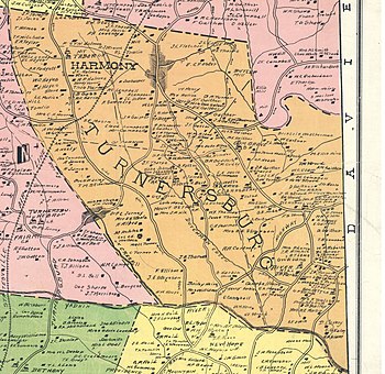 Map of Turnersburg Township, Iredell County, North Carolina in 1917 Turnersburg Township in 1917.jpg