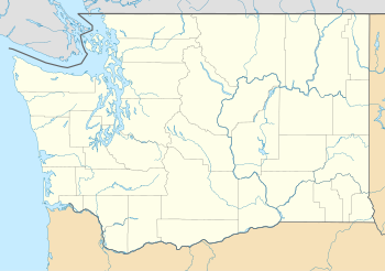 Sự kiện UFO Kenneth Arnold trên bản đồ Washington (tiểu bang)