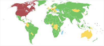 Les votes aux Nations unies sur l'attribution du statut d'État observateur : Pour Contre Abstentions Absent