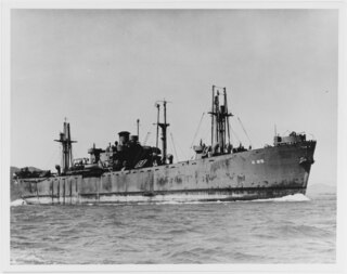 USS <i>Murzim</i> (AK-95) US Navy Crater-class cargo ship in service 1943-1947