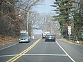 Northbound US 202/PA 263 approaching split in Lahaska