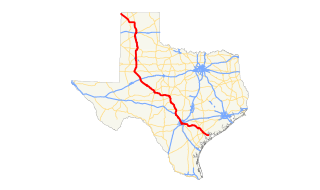 U.S. Route 87 in Texas highway in Texas