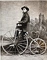 Velocipede Renje Zeeff Friesland kampioen rond 1875