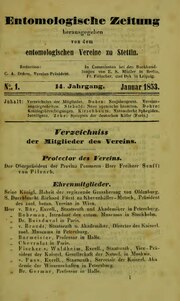 Миниатюра для Файл:Verzeichniss der Mitglieder des Vereins - Entomologischer Verein zu Stettin 1853 (IA biostor-195452).pdf