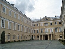 Внутренний двор дворца Ходкевичей