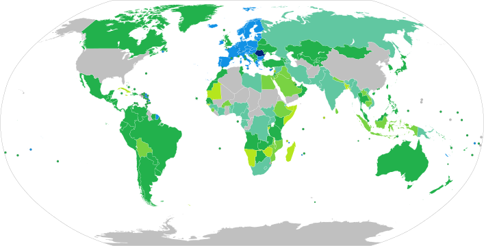 Visa requirements for Romanian citizens using normal passports
.mw-parser-output .legend{page-break-inside:avoid;break-inside:avoid-column}.mw-parser-output .legend-color{display:inline-block;min-width:1.25em;height:1.25em;line-height:1.25;margin:1px 0;text-align:center;border:1px solid black;background-color:transparent;color:black}.mw-parser-output .legend-text{}
Romania - Right of abode
Freedom of movement
Visa not required / eTA / EASE / NZeTA / eVisitor / K-ETA / ETA
Visa on arrival
eVisa
Visa available both on arrival or online
Visa required prior to arrival Visa requirements for Romanian citizens2.svg