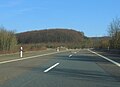 Autobahndreieck Würzburg-West mit Anschlussstutzen für eine Verbindungsspur nach Norden