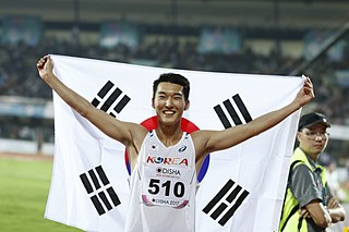 Woo Sang-hyeok is a South Korean athlete specialising in the high jump. He represented South Korea at the 2016 and 2020 Summer Olympics, finished fourth in Tokyo.