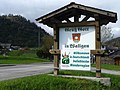 South entry with mountain Krepelschrofen in the background, May 2010