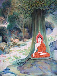 Ilustrasi Śākyamuni Buddha
