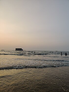 Waves at Juhu Beach