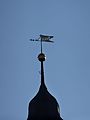 English: Weather vane at the church in Utenbach, Apolda, Thuringia, Germany